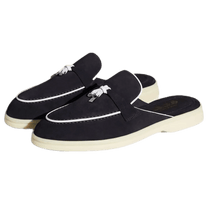 <tc>Loro Piana</tc> Mocassins Babouche Charms Walk pour femmes
