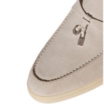 <tc>Loro Piana</tc> Mocasines Summer Charms Walk para mujer (gamuza con pelo de castor)