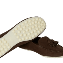 <tc>Loro Piana</tc> Mocassins à semelles à pois pour femmes