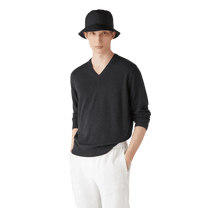 <tc>Loro Piana</tc> Col en V classique pour homme