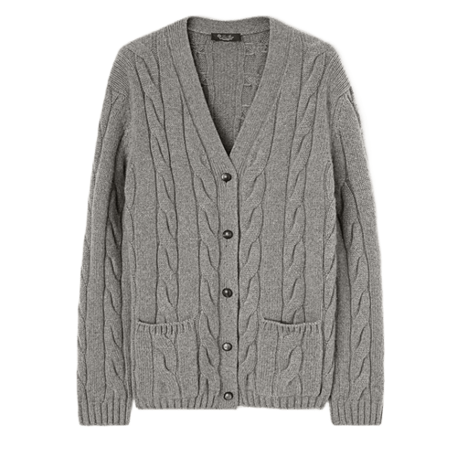 <tc>Loro Piana</tc> เสื้อคาร์ดิแกน Napier สำหรับผู้หญิง