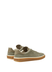 <tc>Loro Piana</tc> รองเท้าผ้าใบเทนนิสวอล์คสำหรับผู้ชาย (หนังกลับแบบผ่าหน้า)