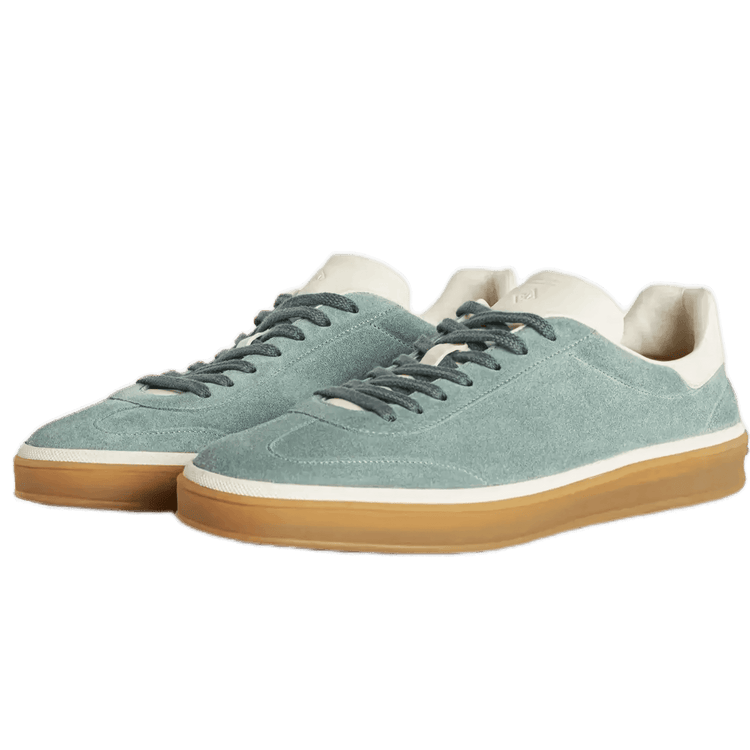 Loro Piana Men’s Tennis Walk Sneakers (Suede Calf Split)