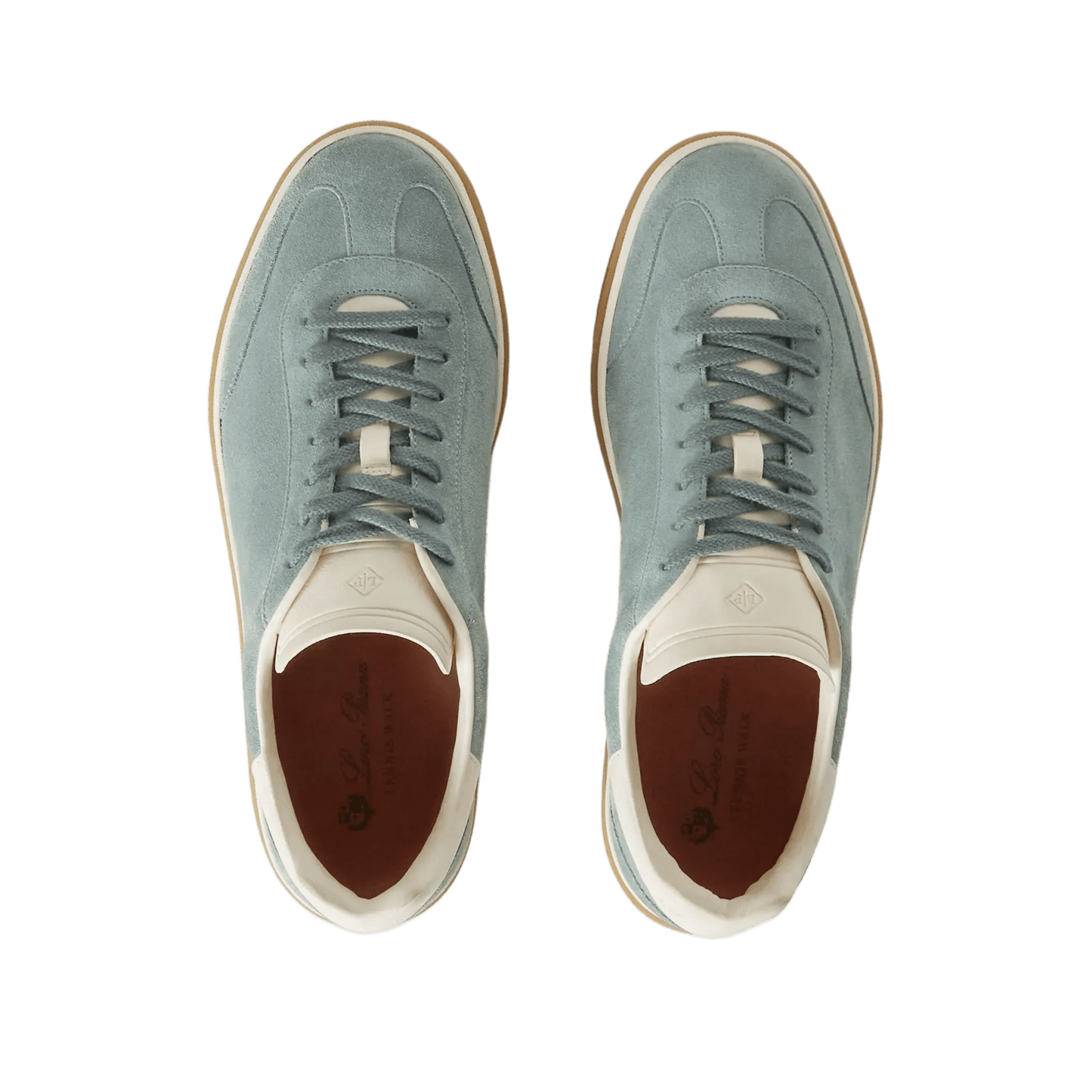 <tc>Loro Piana</tc> Baskets de tennis pour femme (cuir velours fendu)