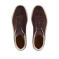 <tc>Loro Piana</tc> Baskets de tennis pour femme (cuir velours fendu)