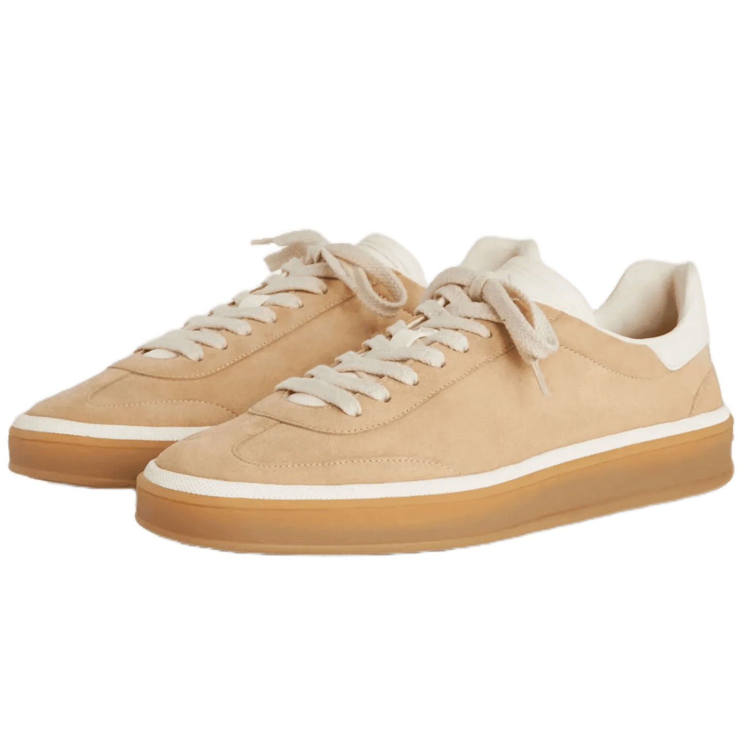 <tc>Loro Piana</tc> Baskets de tennis pour femme (cuir velours fendu)