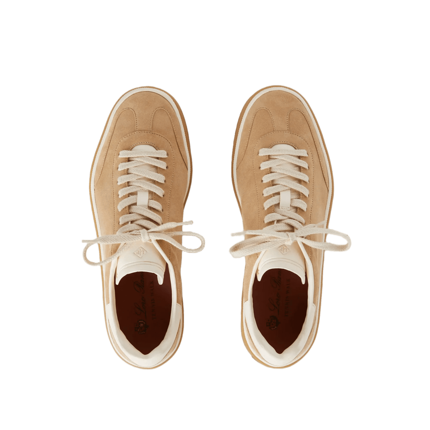 <tc>Loro Piana</tc> Baskets de tennis pour femme (cuir velours fendu)