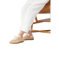 <tc>Loro Piana</tc> Baskets de tennis pour femme (cuir velours fendu)