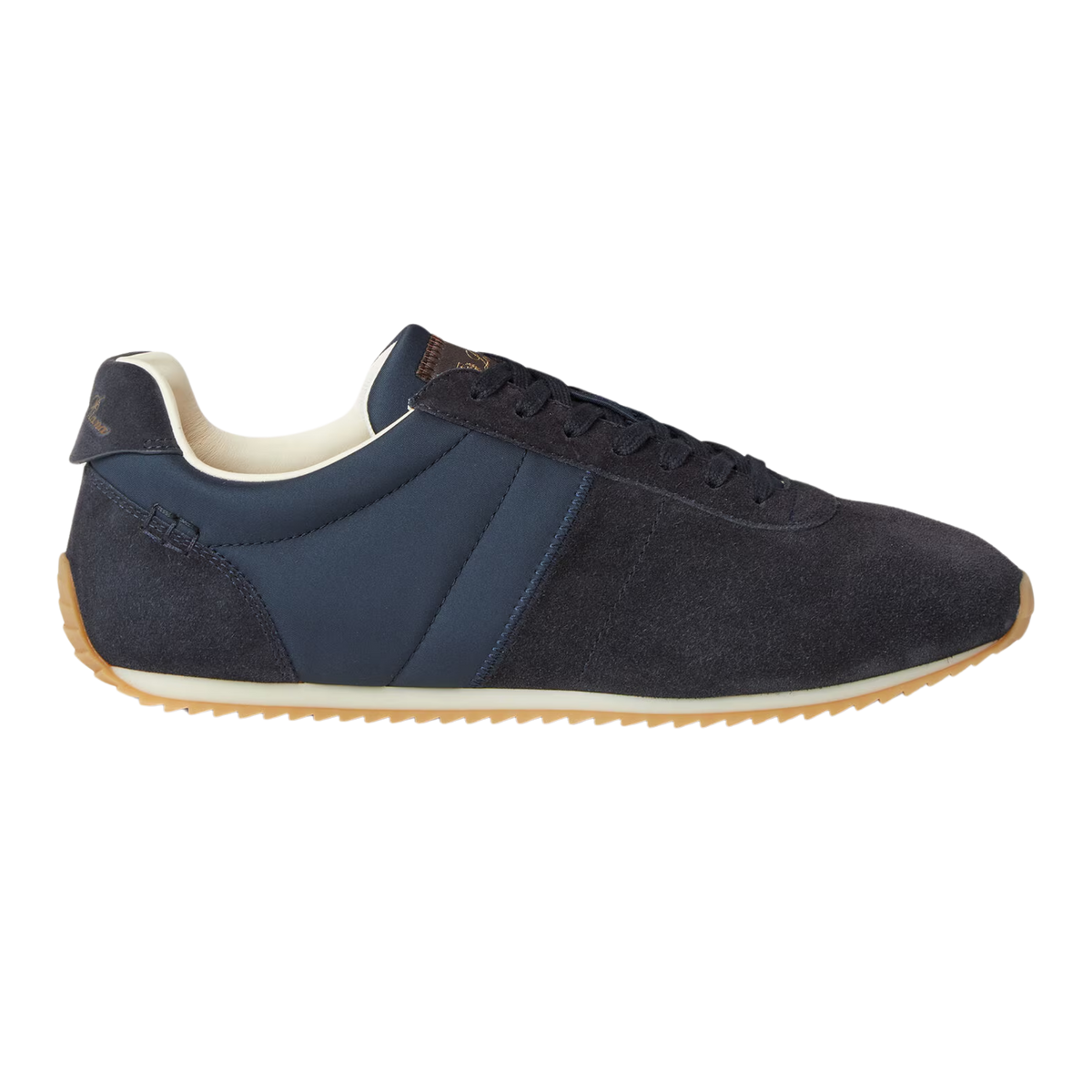 Loro Piana Women's Fast Walk Sneakers in Blue Navy, Side View

