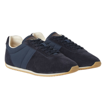 Loro Piana Women's Fast Walk Sneakers in Blue Navy, Product View


