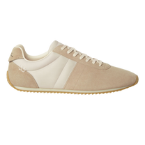 Loro Piana Men's Fast Walk Sneakers in Maple/Dark Wheat, Side View