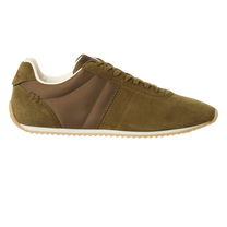 Loro Piana Men's Fast Walk Sneakers in Autunno/Planet, Side View