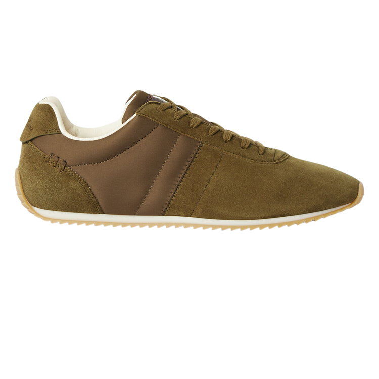 Loro Piana Men's Fast Walk Sneakers in Autunno/Planet, Side View