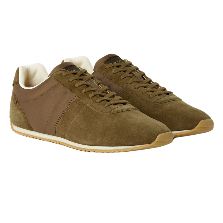 Loro Piana Men's Fast Walk Sneakers in Autunno/Planet, Product View