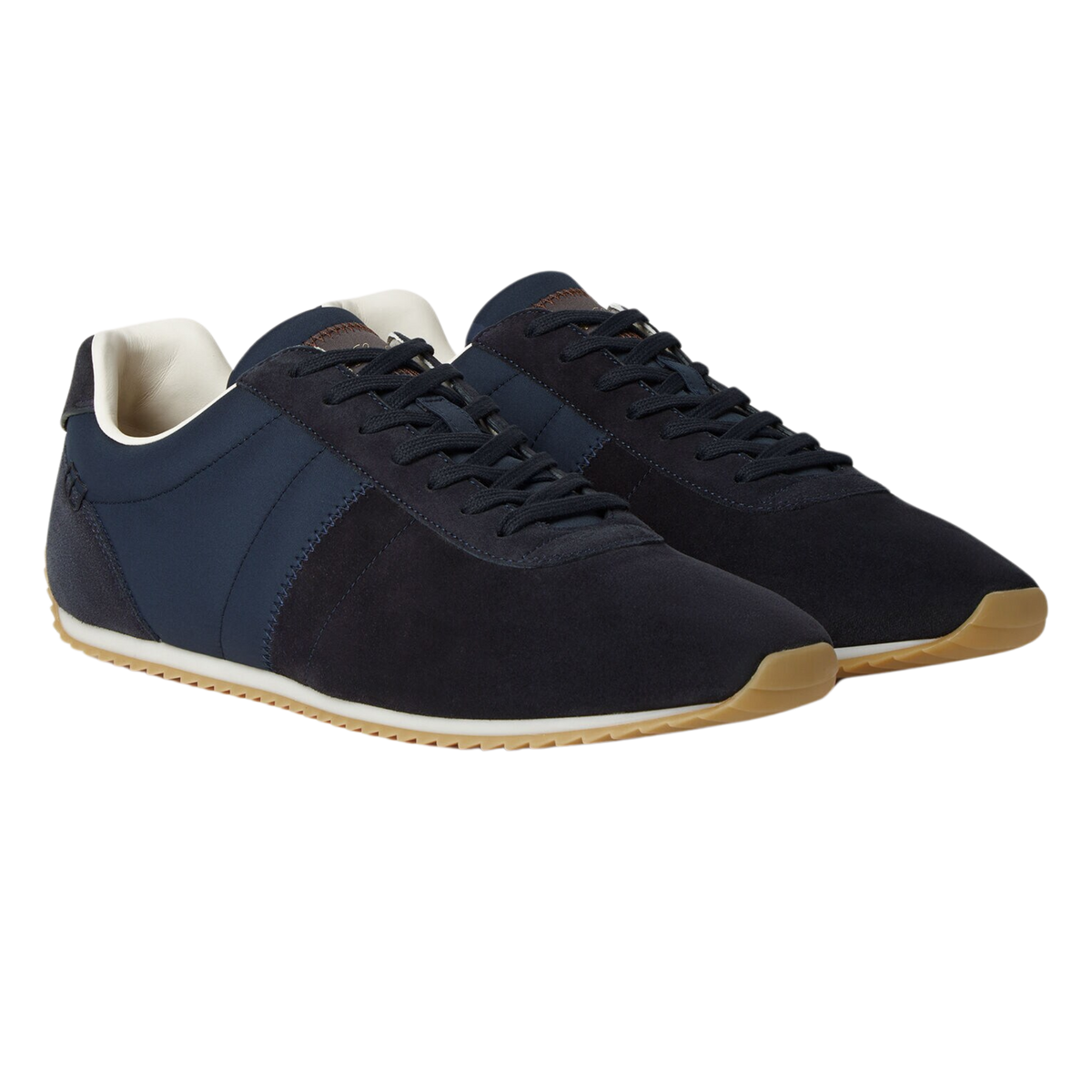 Loro Piana Men's Fast Walk Sneakers in Blue Navy, Product View