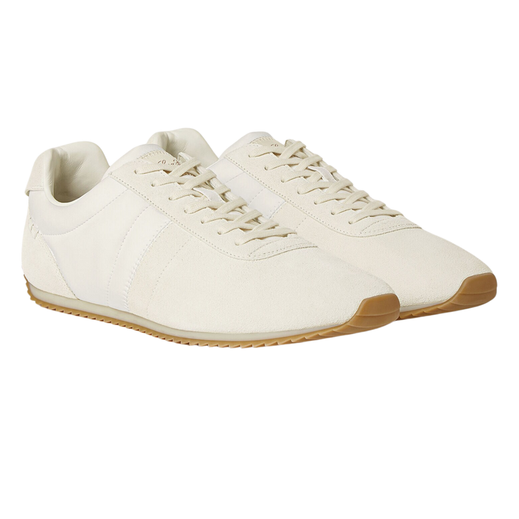 Loro Piana Men's Fast Walk Sneakers in White, Product View
