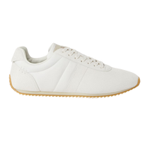 Loro Piana Women's Fast Walk Sneakers in White, Side View
