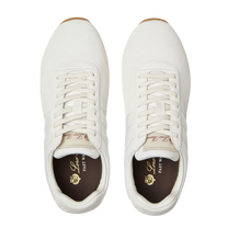 Loro Piana Women's Fast Walk Sneakers in White, Top View
