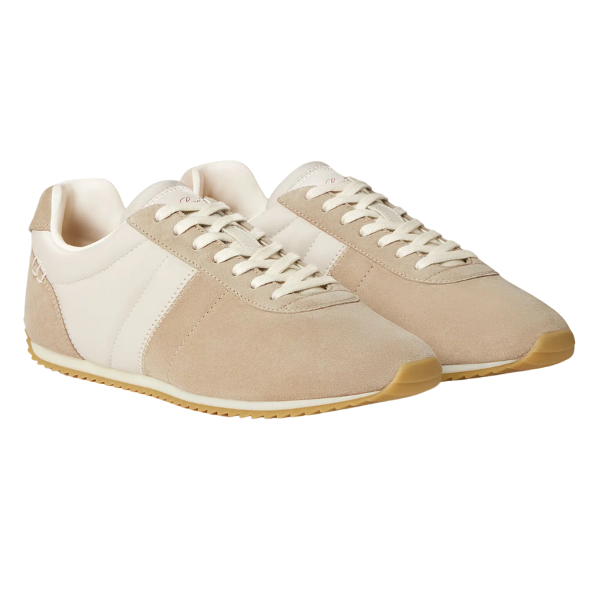 Loro Piana Women's Fast Walk Sneakers in Maple/Dark Wheat, Product View