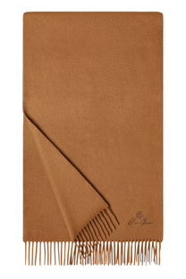 Loro Piana Grande Unita Cashmere Scarf in Camel, Product View