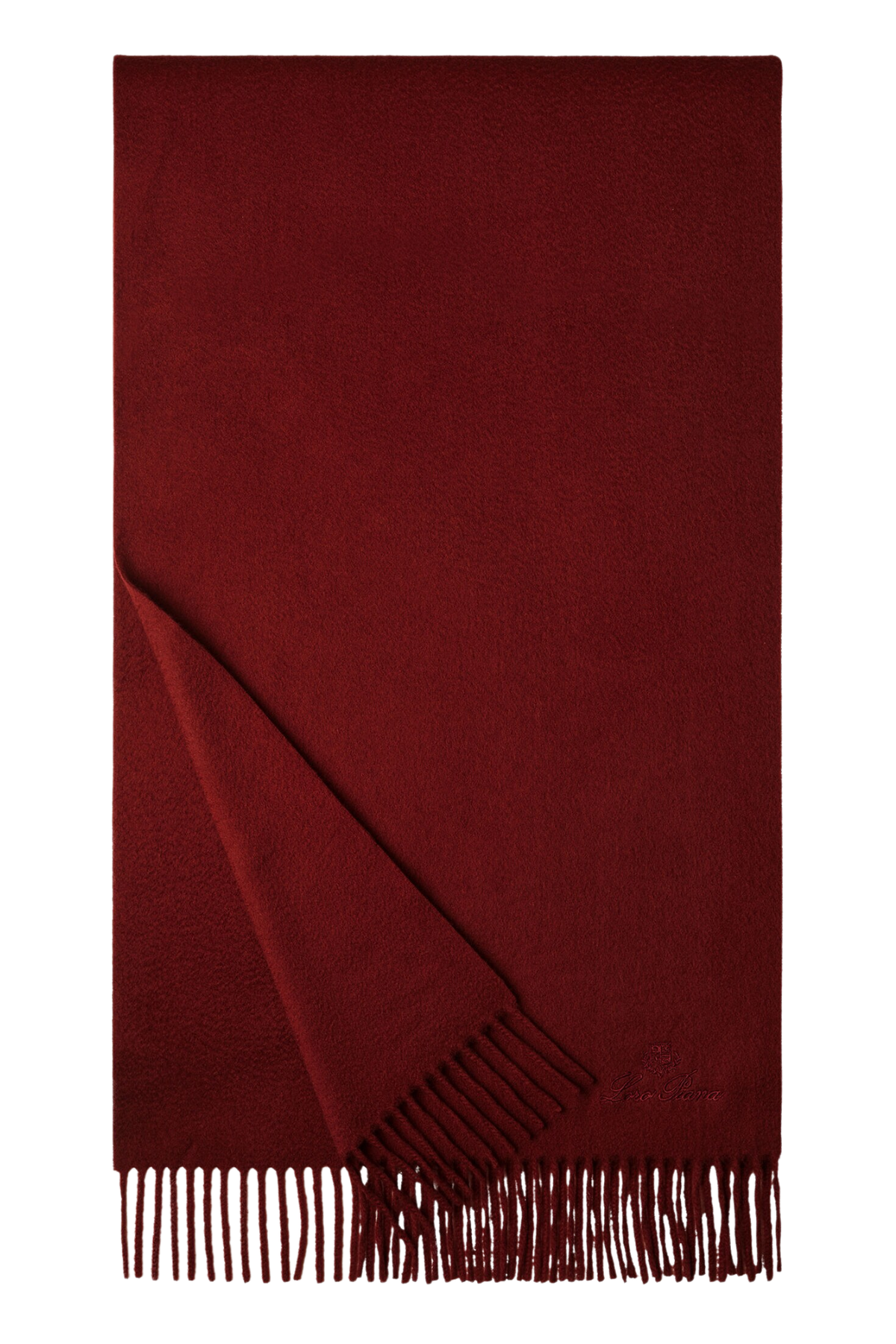 Loro Piana Grande Unita Cashmere Scarf in Cinnabar, Product View