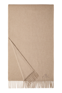Loro Piana Grande Unita Cashmere Scarf in Desert Rose Melange, Product View