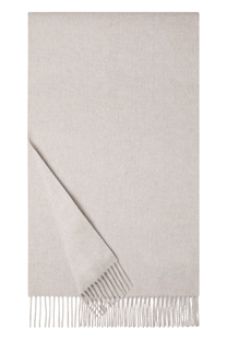 Loro Piana Grande Unita Cashmere Scarf in Grey Powder, Product View