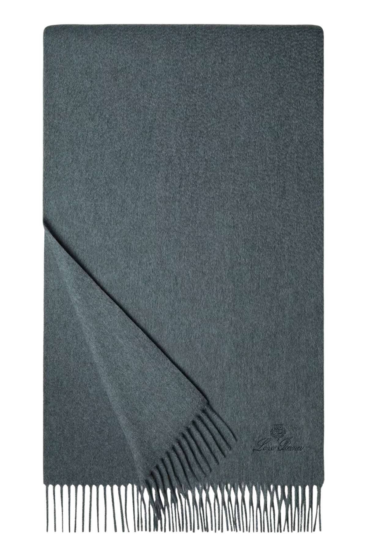 Loro Piana Grande Unita Cashmere Scarf in Jagged Ice Melange, Product View
