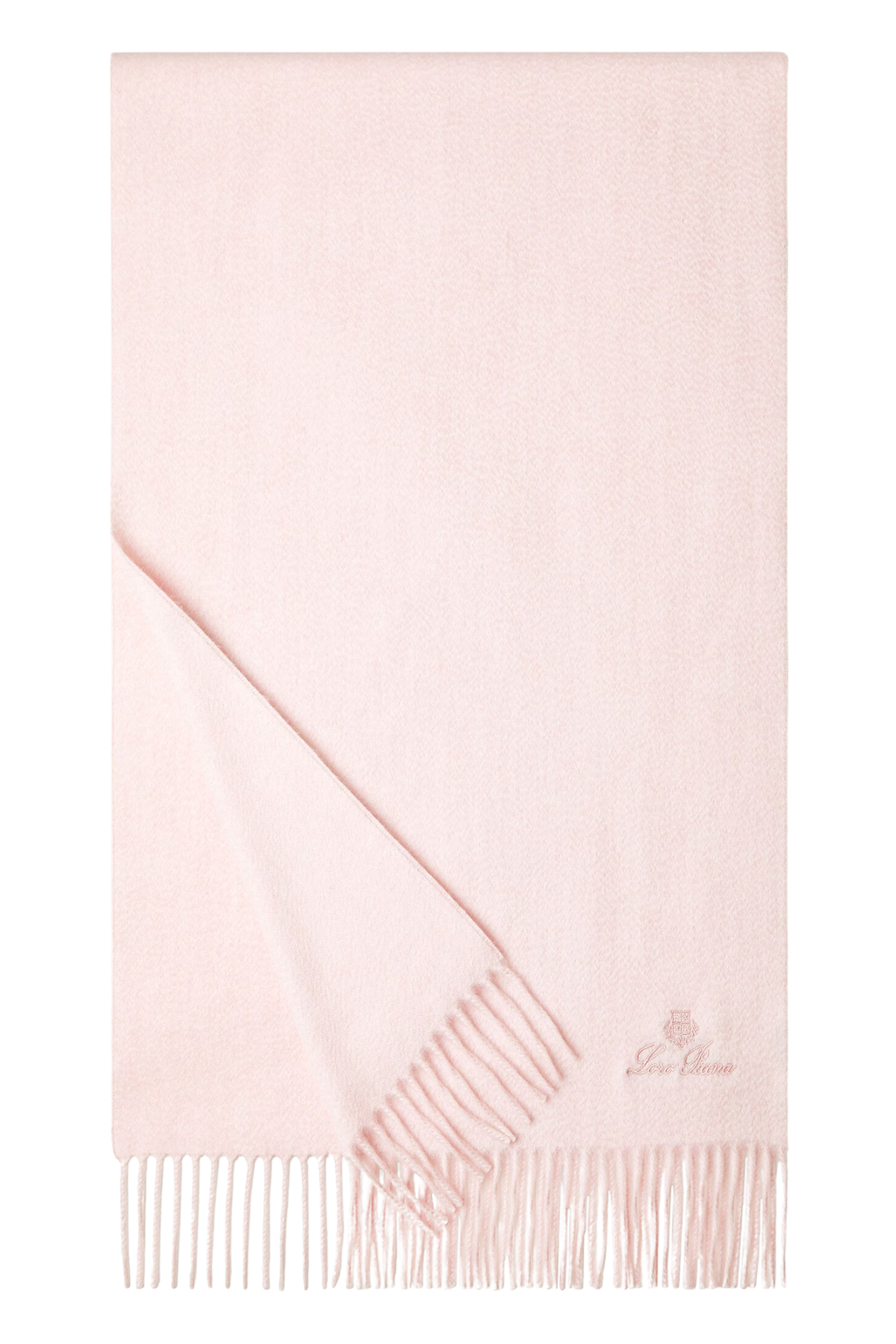 Loro Piana Grande Unita Cashmere Scarf in Pale Morganite, Product View