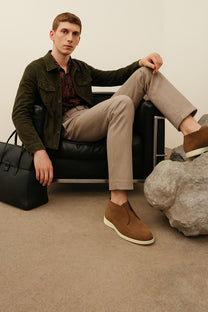<tc>Loro Piana</tc> Botas Chukka de paseo abiertas para hombre