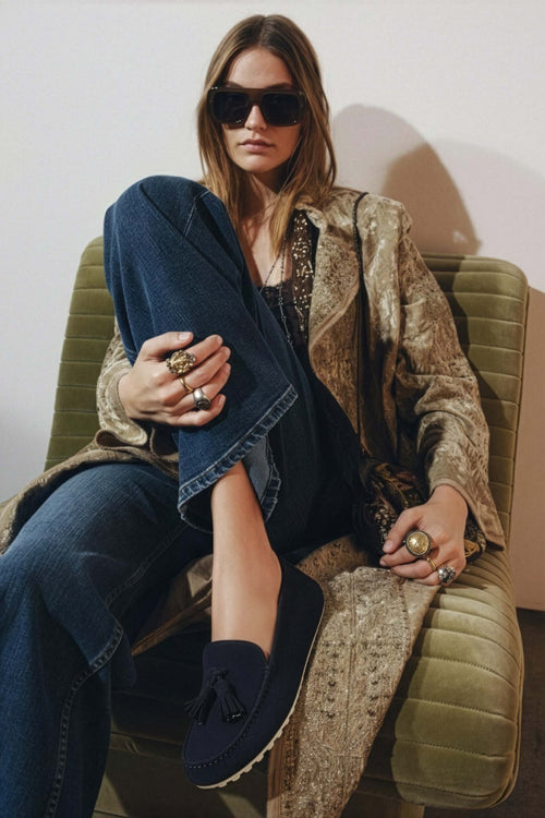 <tc>Loro Piana</tc> 女士圆点鞋底休闲鞋