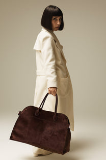 <tc>The Row</tc> Sac Margaux 17 souple en daim