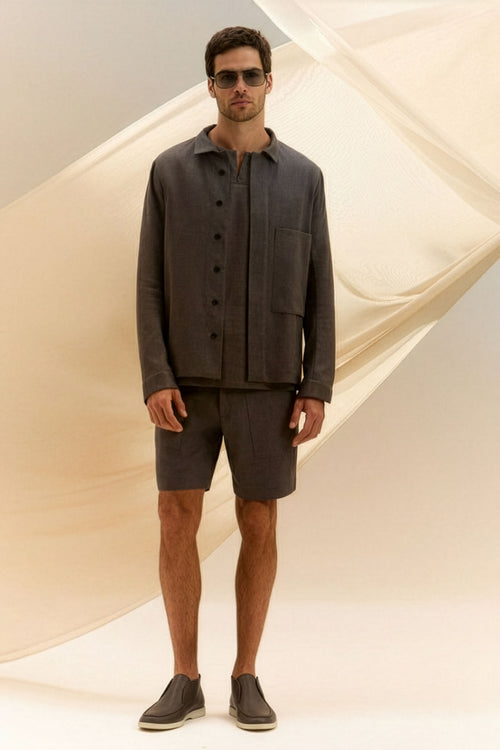 <tc>Loro Piana</tc> 男士露趾踝靴（鹿皮配海狸毛皮）