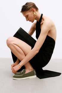 <tc>Loro Piana</tc> Mocasines Charms Walk de verano para mujer (gamuza, piel de cabra)