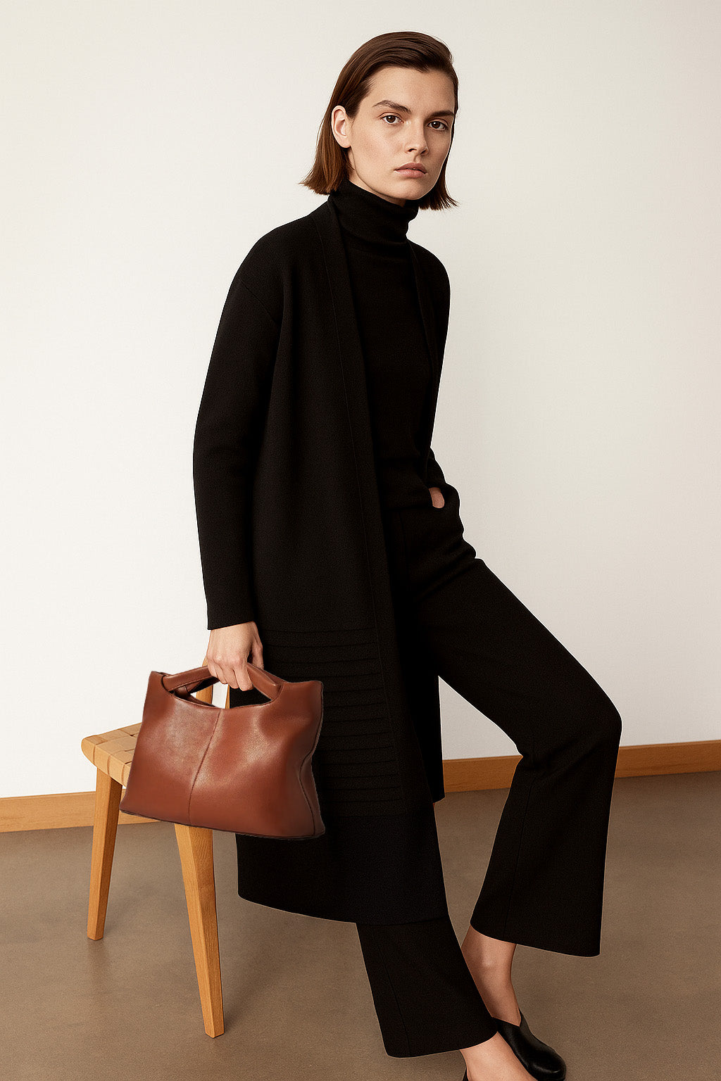 The Row Camden Leather Shoulder Bag