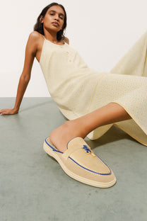 <tc>Loro Piana</tc> Mocassins Babouche Charms Walk pour femmes
