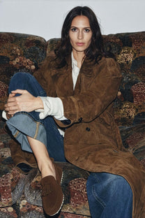 <tc>Loro Piana</tc> 女士圓點鞋底休閒鞋