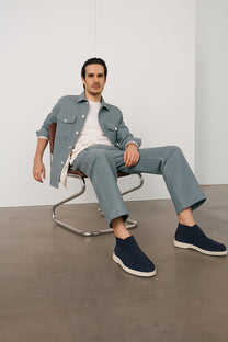 <tc>Loro Piana</tc> Botas Chukka de paseo abiertas para hombre