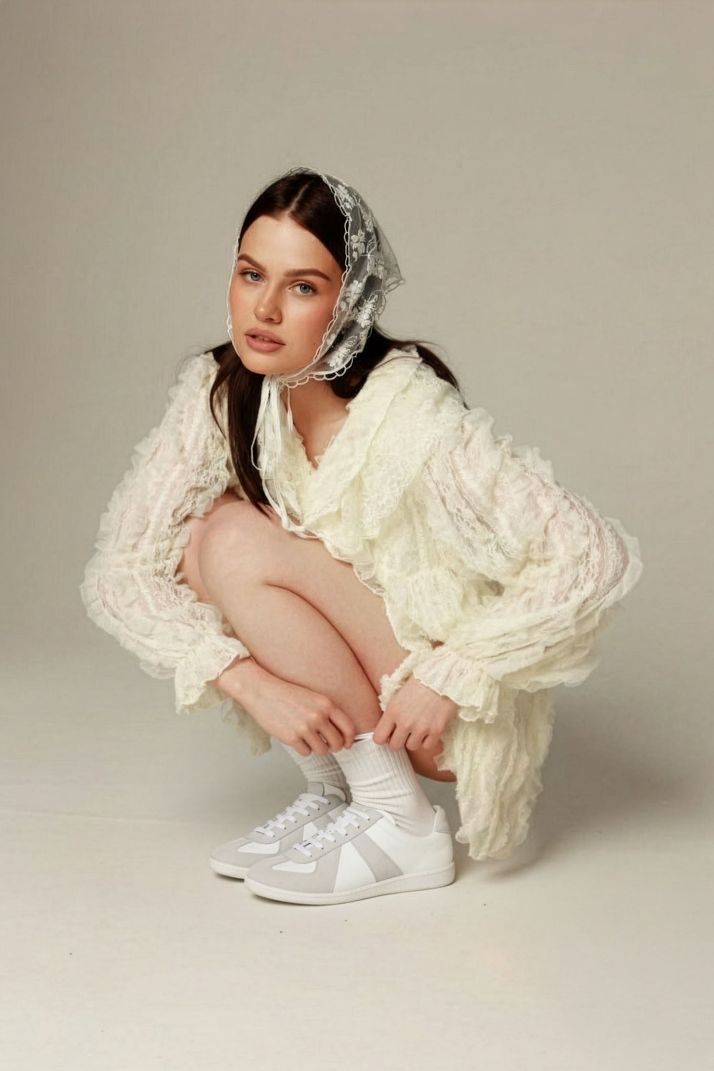 <tc>Maison Margiela</tc> أحذية رياضية نسائية طبق الأصل