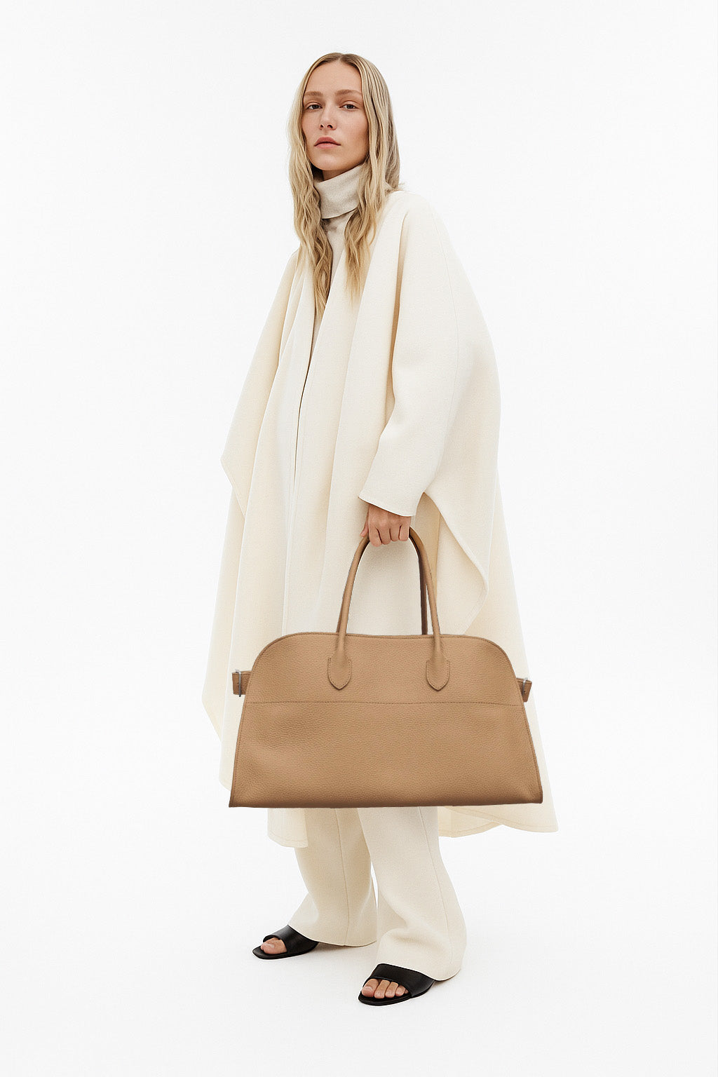 <tc>The Row</tc> EW Margaux 皮革包袋