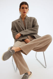 <tc>Loro Piana</tc> Mocassins Babouche Charms Walk pour femmes