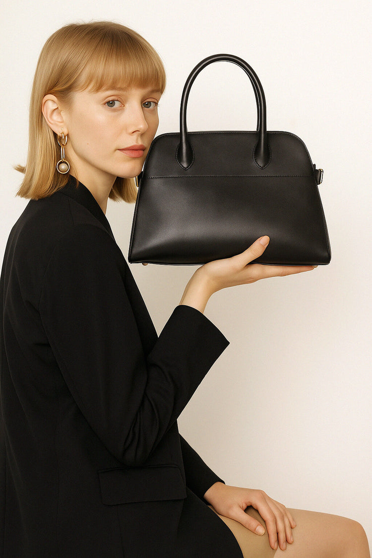 <tc>The Row</tc> Bolso Margaux 10 suave de piel