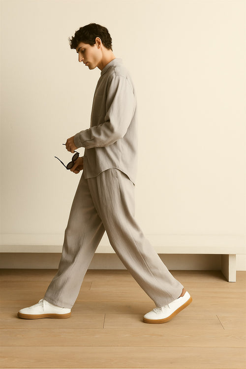 <tc>Loro Piana</tc> 男士网球运动鞋（鹿皮）