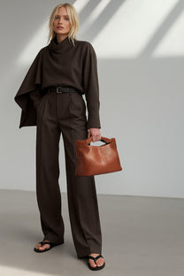 The Row Camden Leather Shoulder Bag