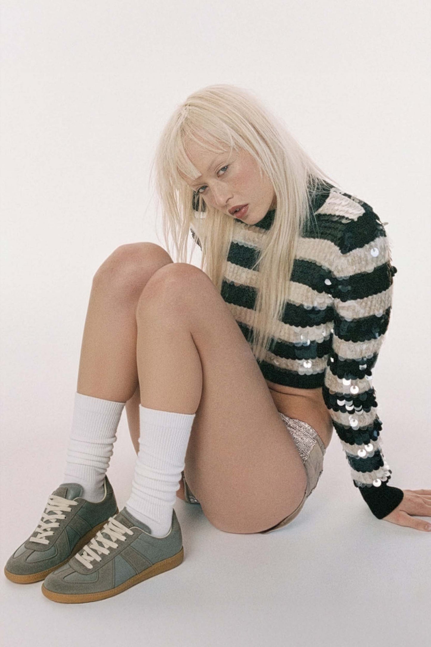 <tc>Maison Margiela</tc> أحذية رياضية نسائية طبق الأصل