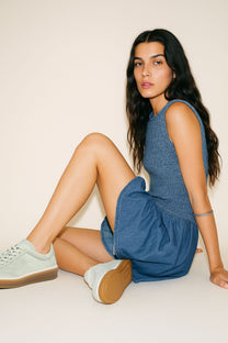 <tc>Loro Piana</tc> Baskets de tennis pour femme (cuir velours fendu)