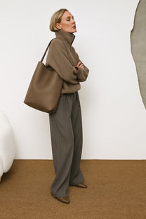 <tc>The Row</tc> Grand sac fourre-tout N/S Park en cuir