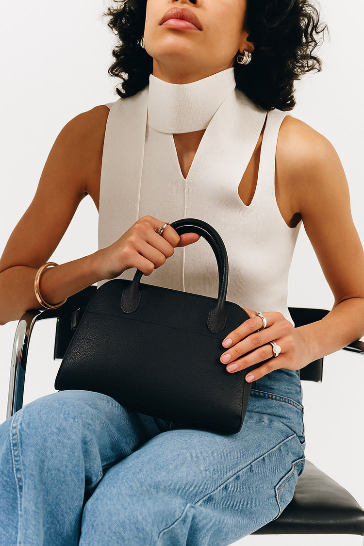 <tc>The Row</tc> Bolso Margaux 10 suave de piel