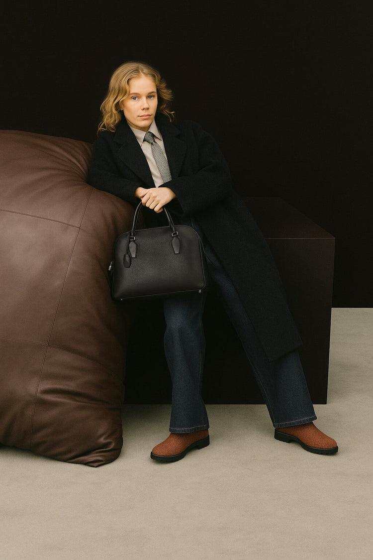 <tc>The Row</tc> Bolso de piel India 12,00