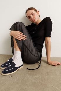 <tc>Loro Piana</tc> Charms Walk Babouche 女士乐福鞋